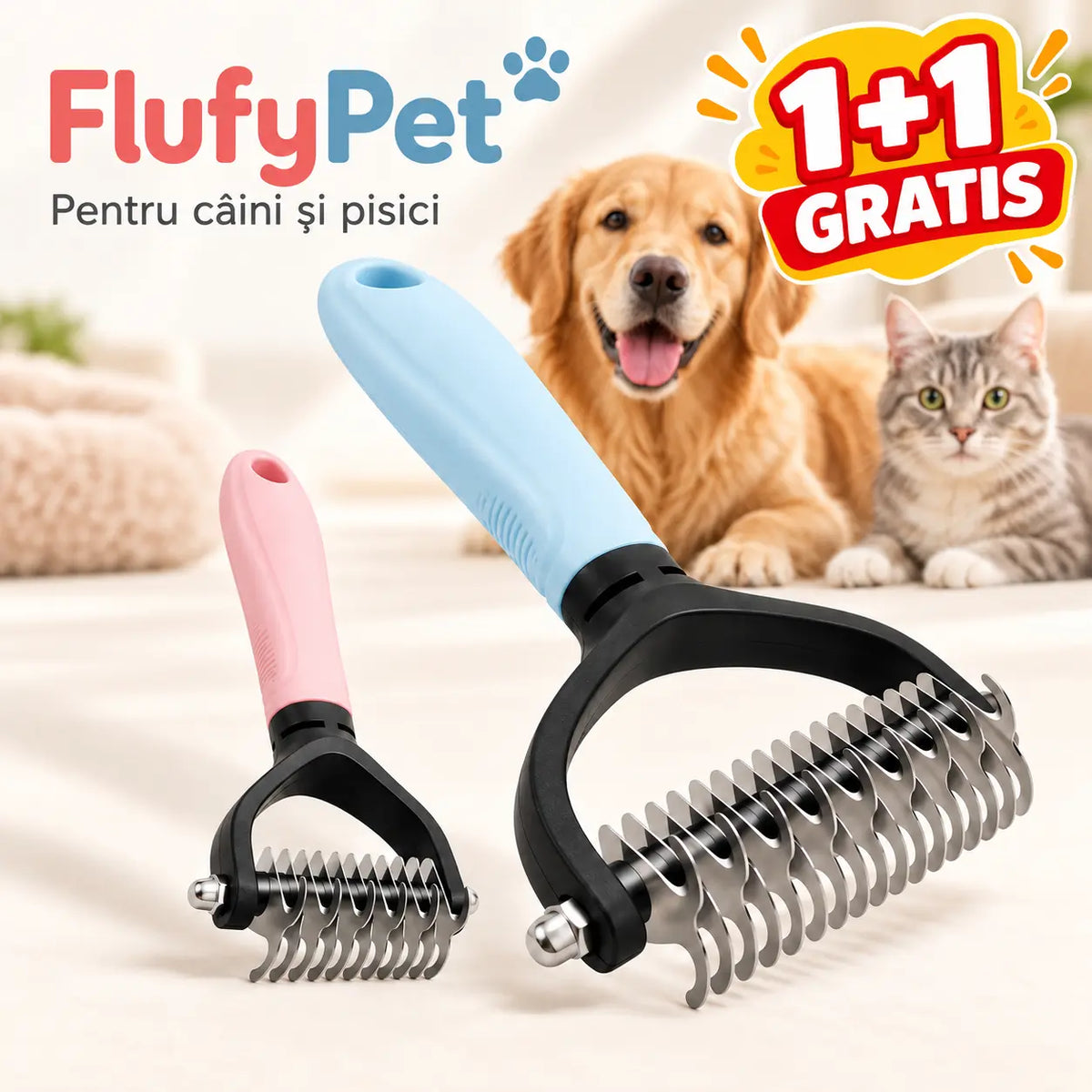 Perie Animale FlufyPet